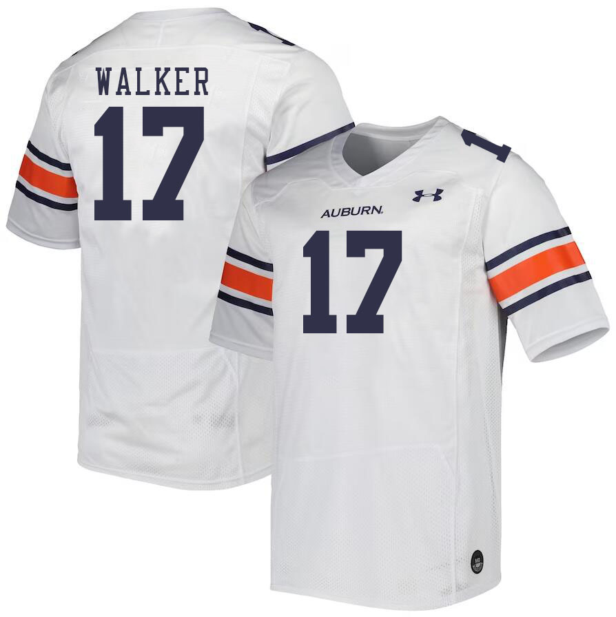 Men #17 Rico Walker Auburn Tigers College Football Jerseys Stitched-White